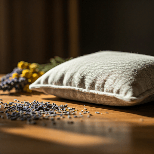 Ấm herbal warm pack natural background